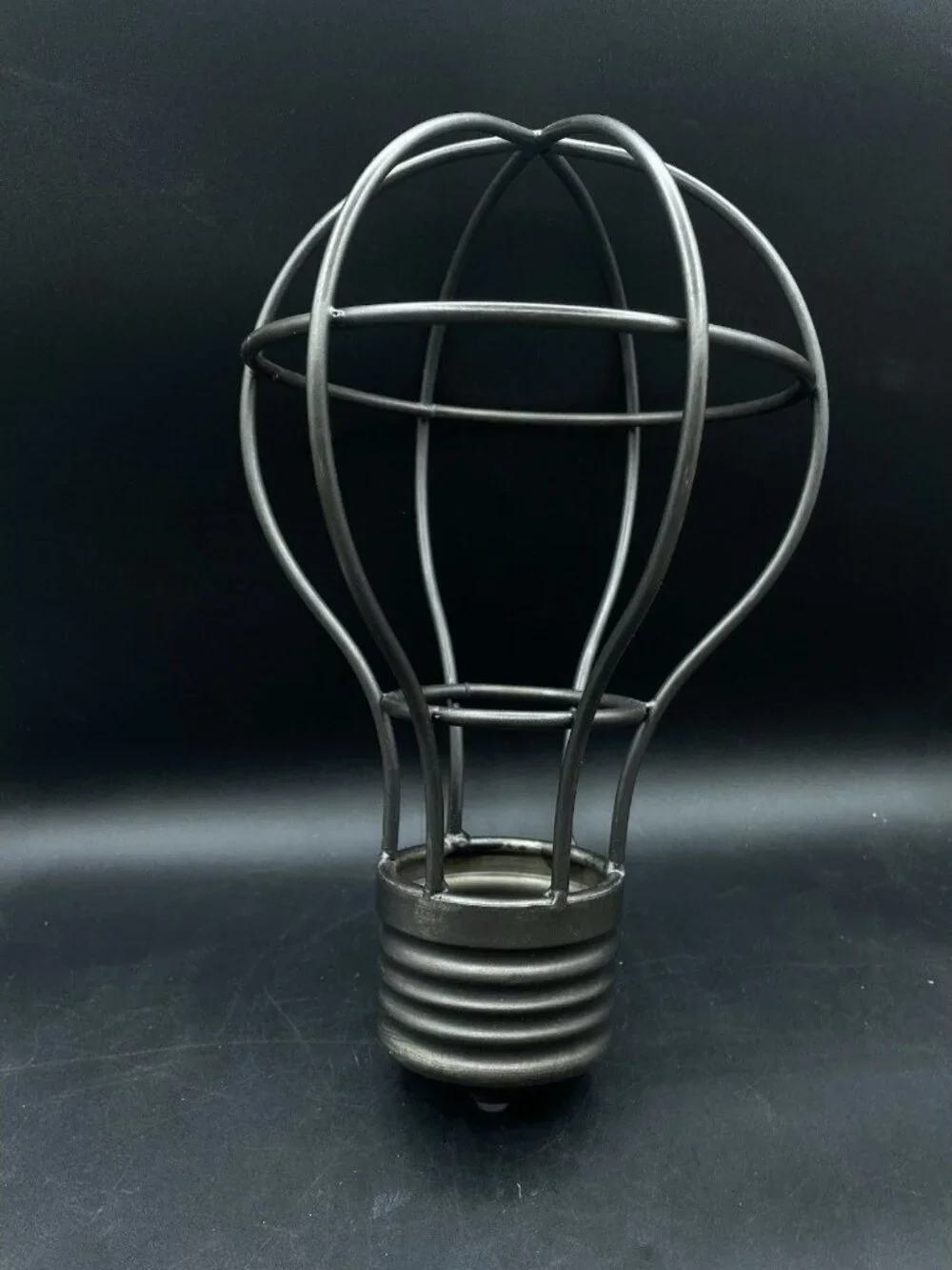 Urbanely Flashy Metal Light Bulb Sculpture Warehouse of Tiffany 13”